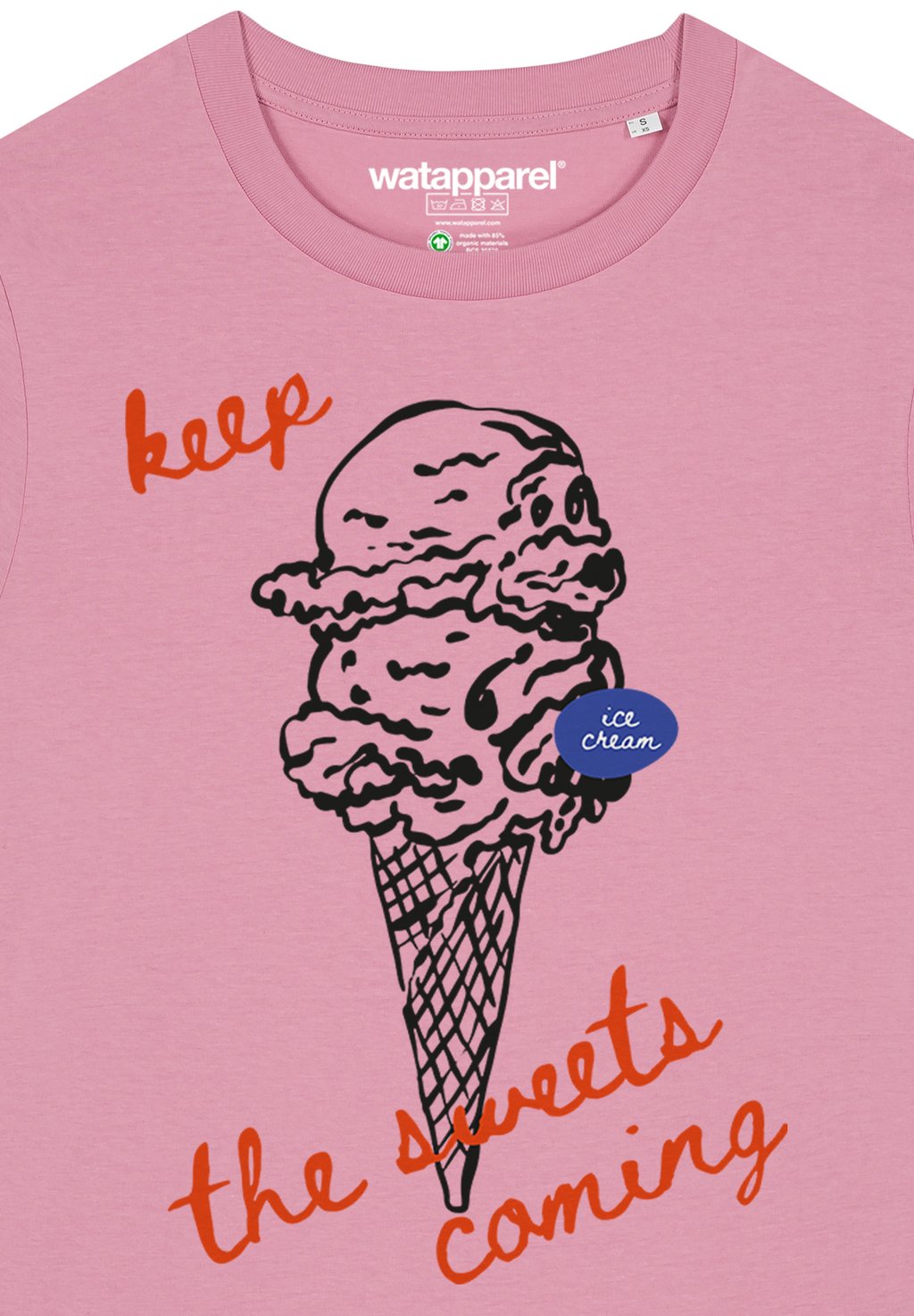 Футболка с принтом ICE CREAM watapparel, светло-розовый
Футболка с принтом ICE CREAM watapparel, светло-розовый