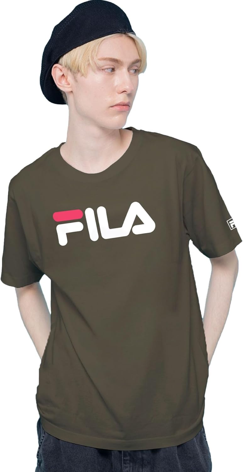 Мужская хлопковая футболка Fila FH7301 с коротким рукавом и большим логотипом, хаки
Мужская хлопковая футболка Fila FH7301 с коротким рукавом и большим логотипом, хаки