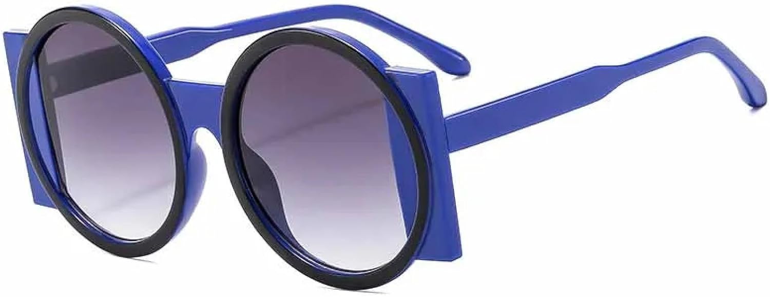 Модные солнцезащитные очки большого размера круглой формы для женщин, в стиле ретро, роскошные, стильные, для активного отдыха, уличной фотографии, солнцезащитные очки UV400 TKKTLLT, Blue Gray
Модные солнцезащитные очки большого размера круглой формы для женщин, в стиле ретро, роскошные, стильные, для активного отдыха, уличной фотографии, солнцезащитные очки UV400 TKKTLLT, Blue Gray