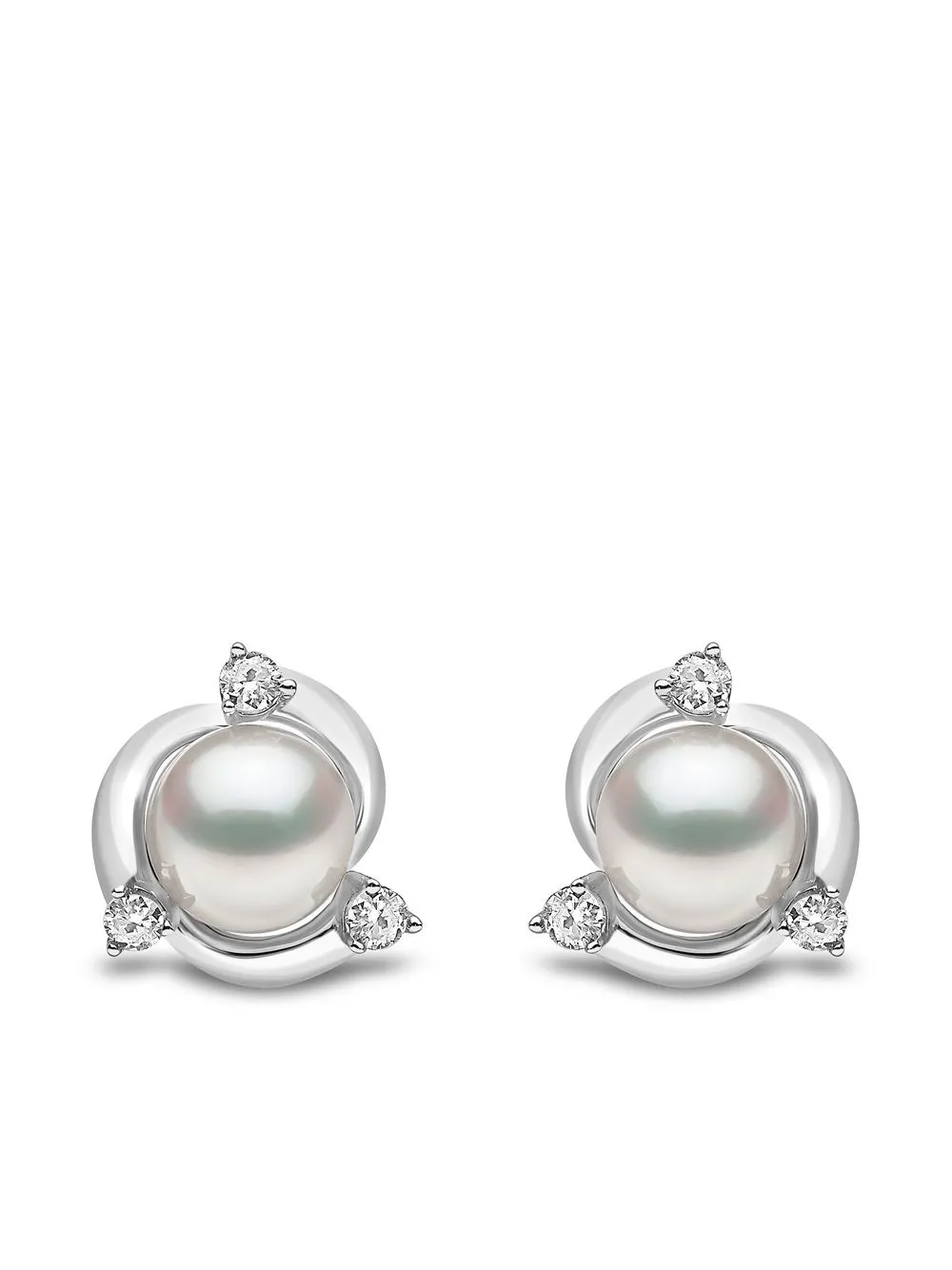 Серьги Trend из белого золота с бриллиантами и жемчугом Yoko London, серебяный
Серьги Trend из белого золота с бриллиантами и жемчугом Yoko London, серебяный
