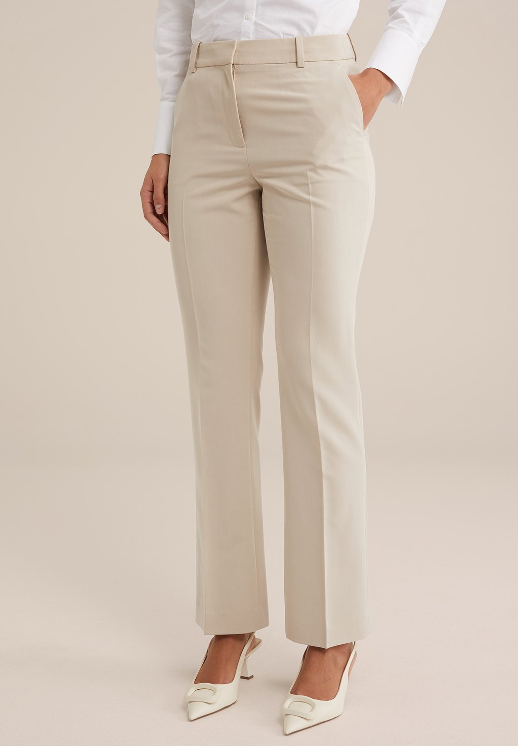 Брюки WE Fashion, бежевый
Брюки WE Fashion, бежевый