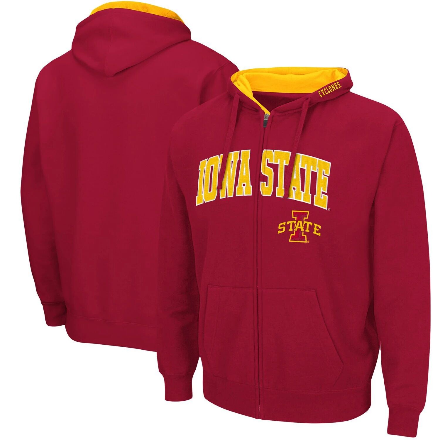 Мужская толстовка с молнией во всю длину Cardinal Iowa State Cyclones Arch & Logo 3.0 Colosseum
Мужская толстовка с молнией во всю длину Cardinal Iowa State Cyclones Arch & Logo 3.0 Colosseum