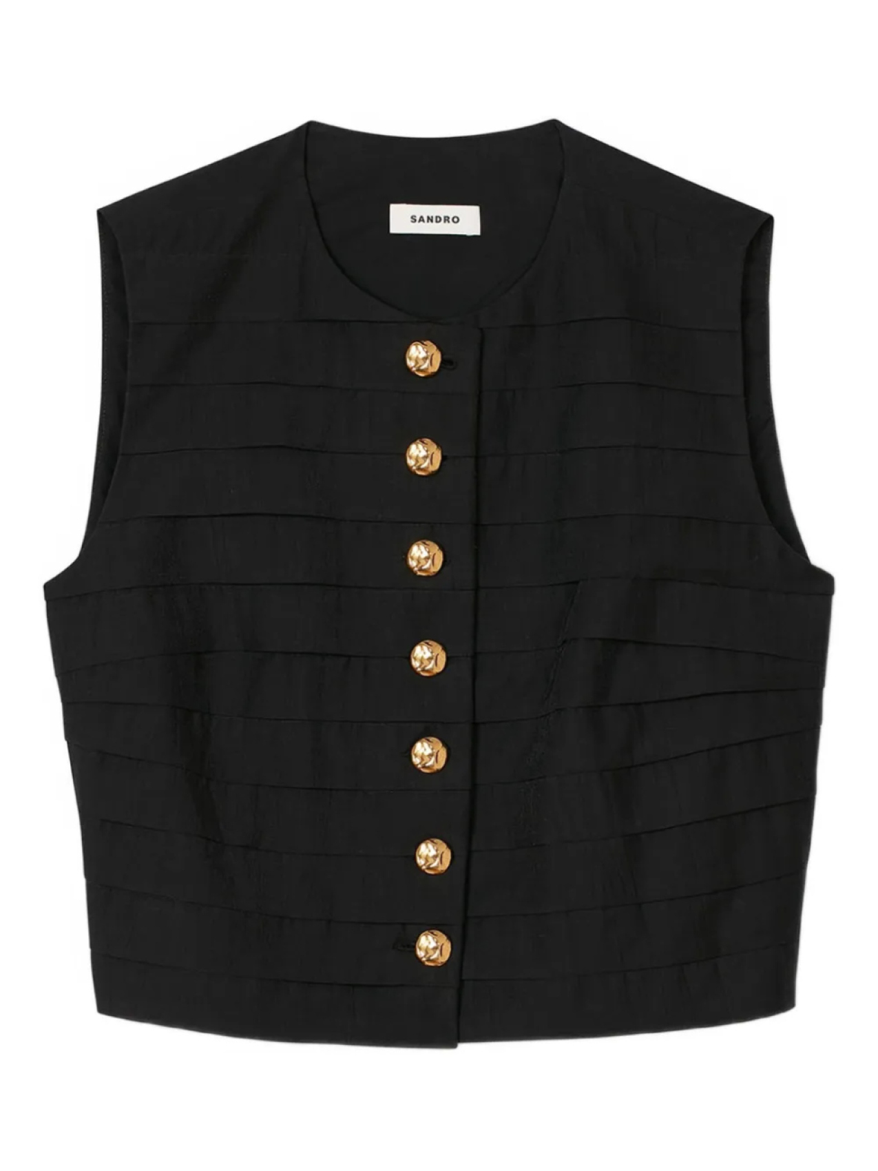 Укороченный топ Эйлат SANDRO, черный
Укороченный топ Эйлат SANDRO, черный