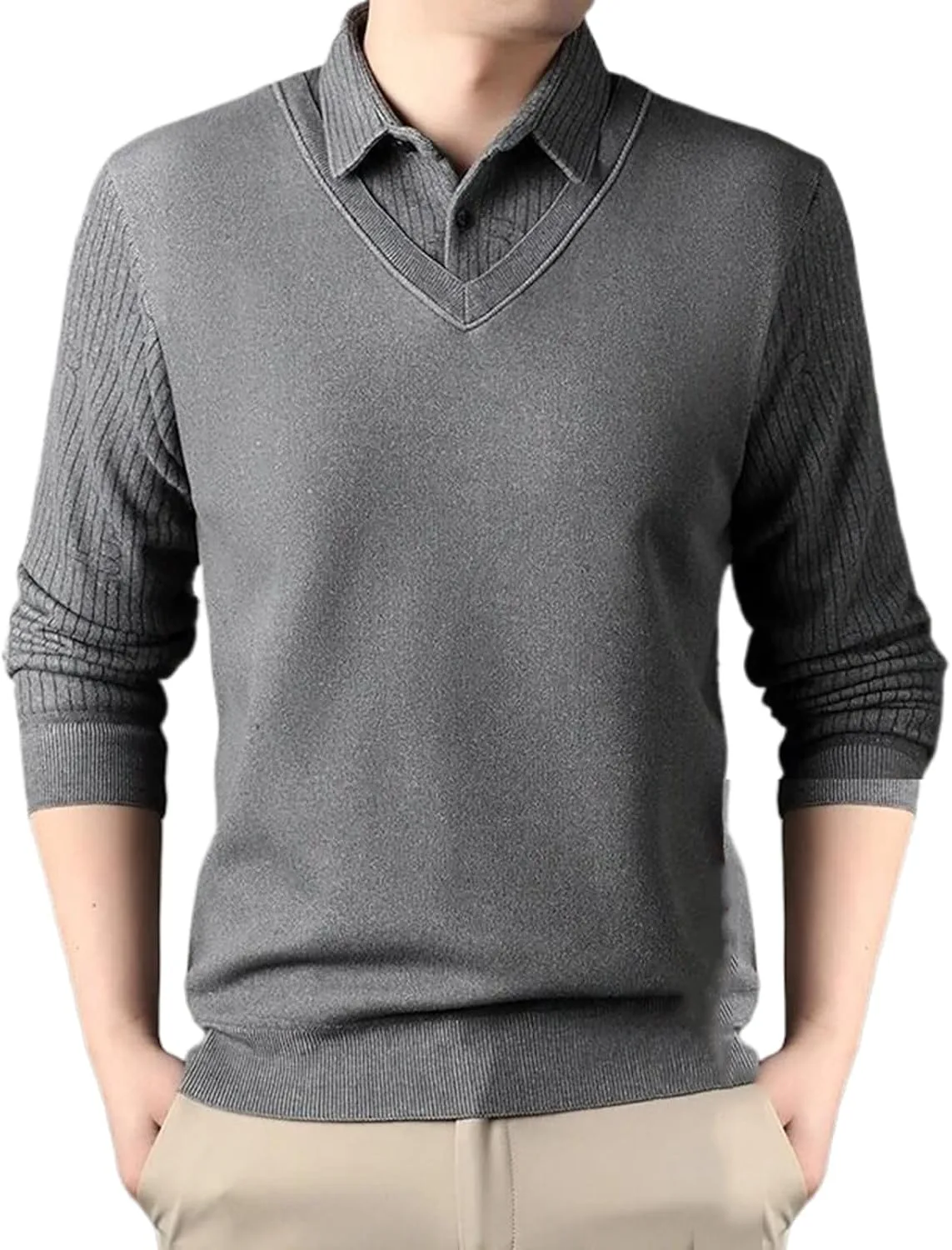Мужской вязаный свитер Vintage Business Casual Slim Fit с подкладкой из флиса FSSNHQHCJ
Мужской вязаный свитер Vintage Business Casual Slim Fit с подкладкой из флиса FSSNHQHCJ