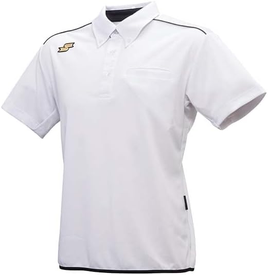 Мужская рубашка-поло SSK с коротким рукавом, модель Proedge, на пуговицах (с левым нагрудным карманом), белый
Мужская рубашка-поло SSK с коротким рукавом, модель Proedge, на пуговицах (с левым нагрудным карманом), белый