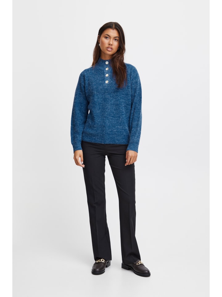 Вязаный свитер IHNOVO свободного кроя, насыщенного синего цвета ICHI
Вязаный свитер IHNOVO свободного кроя, насыщенного синего цвета ICHI