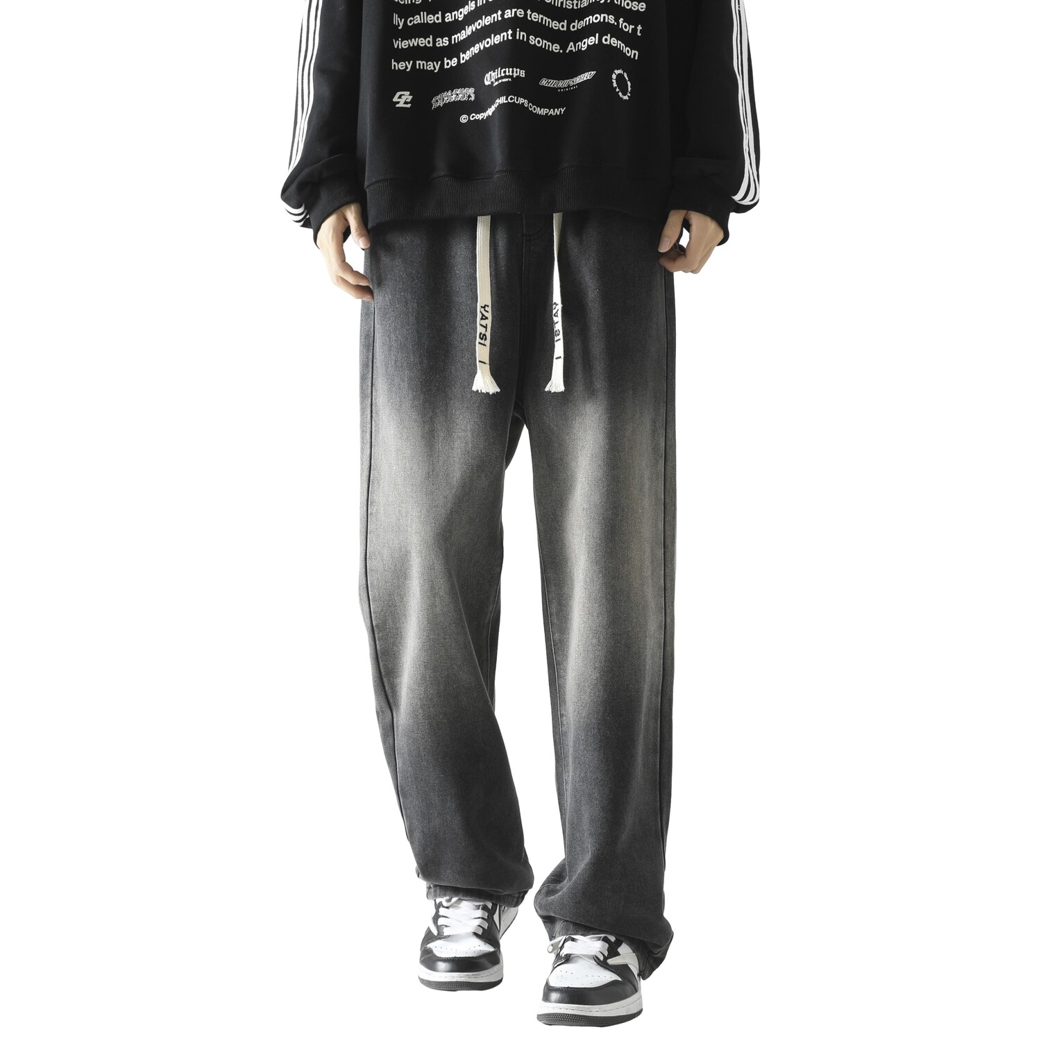 Джинсы унисекс Yatsi, Черный/Серый
Джинсы унисекс Yatsi, Черный/Серый