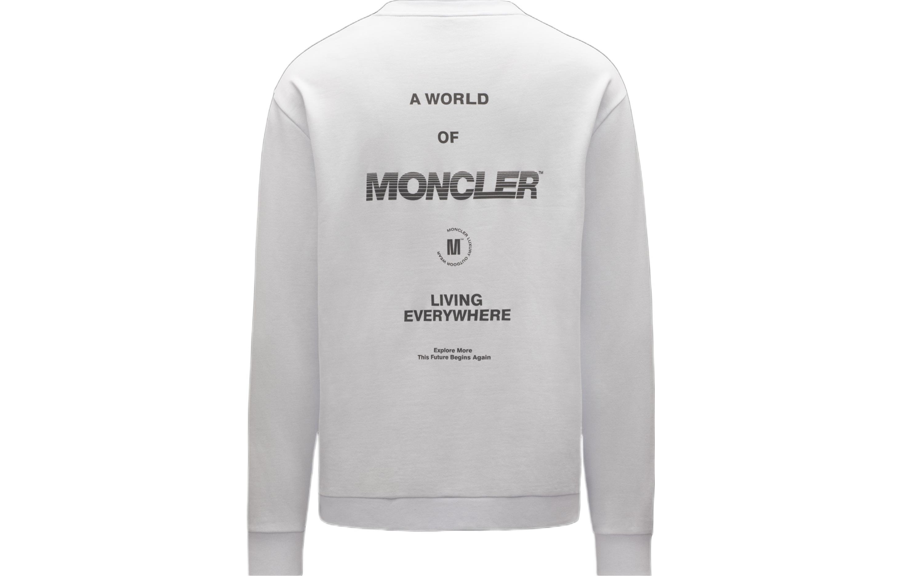 Moncler Белая толстовка для мужчин
Moncler Белая толстовка для мужчин