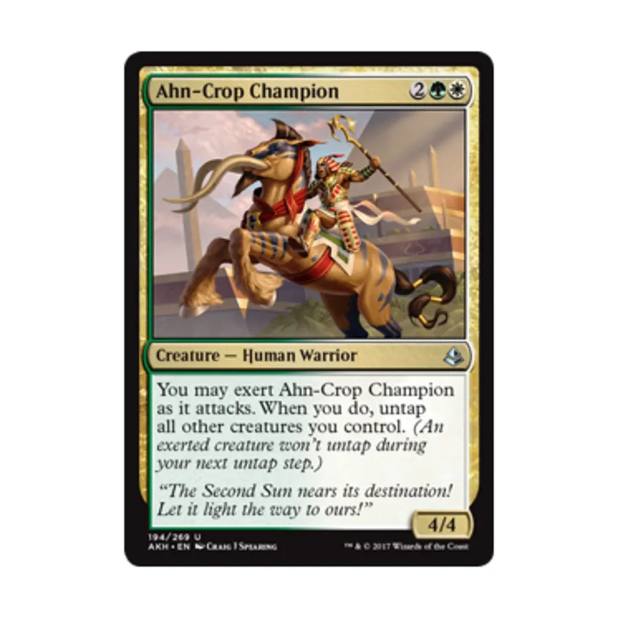 CCG Чемпион Ан-Кропа (U), MTG - Amonkhet
CCG Чемпион Ан-Кропа (U), MTG - Amonkhet