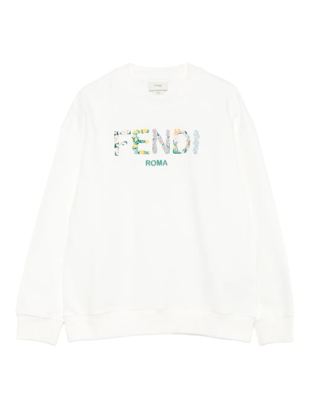 Толстовка Roma с цветочной вышивкой FENDI KIDS, белый
Толстовка Roma с цветочной вышивкой FENDI KIDS, белый