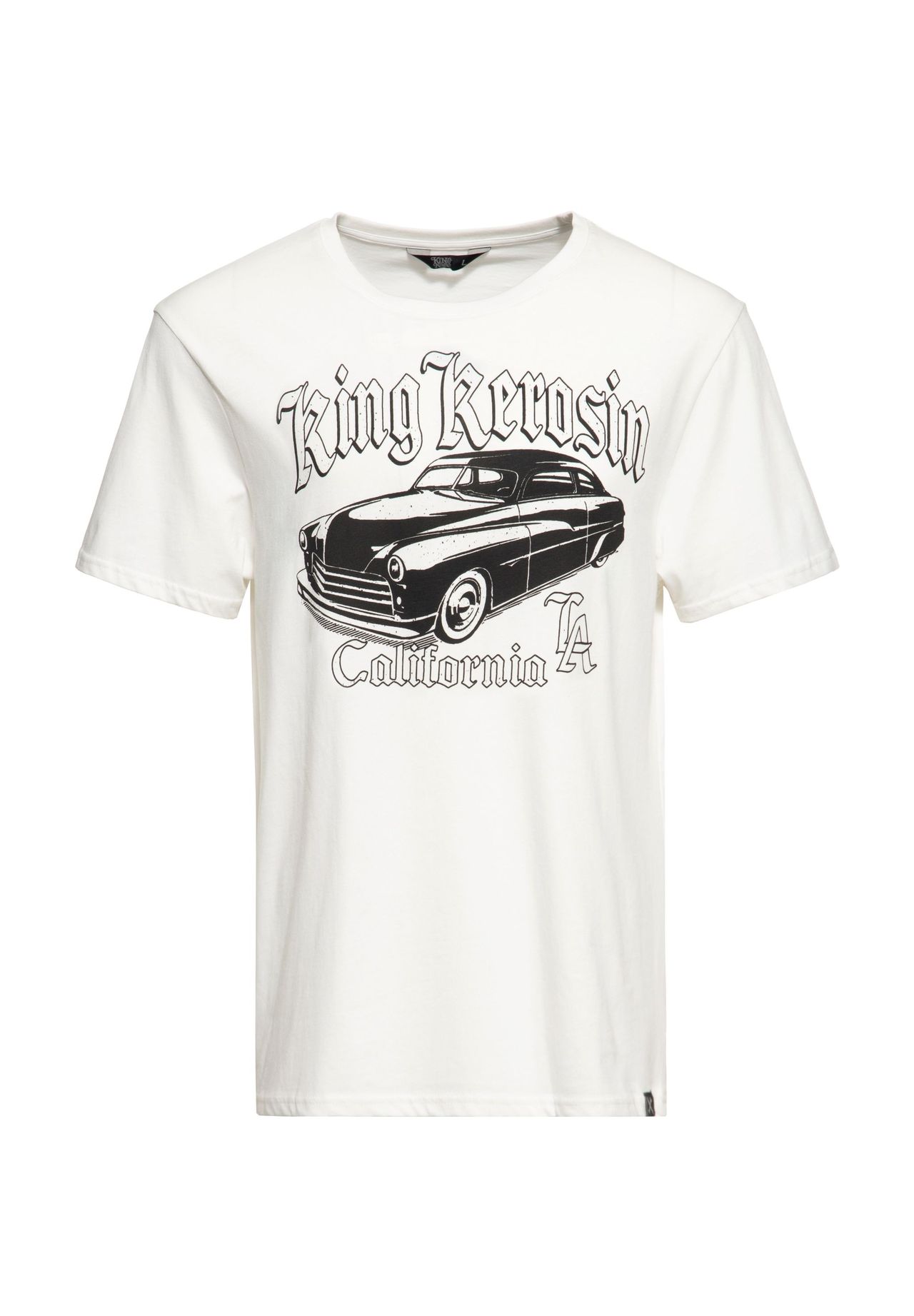 Принт на рубашке в стиле ретро-маслкар California Greaser KING KEROSIN, белый
Принт на рубашке в стиле ретро-маслкар California Greaser KING KEROSIN, белый
