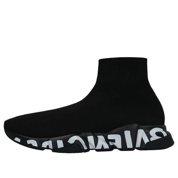 Кроссовки speed trainer 'graffiti - black' Balenciaga, черный
Кроссовки speed trainer 'graffiti - black' Balenciaga, черный