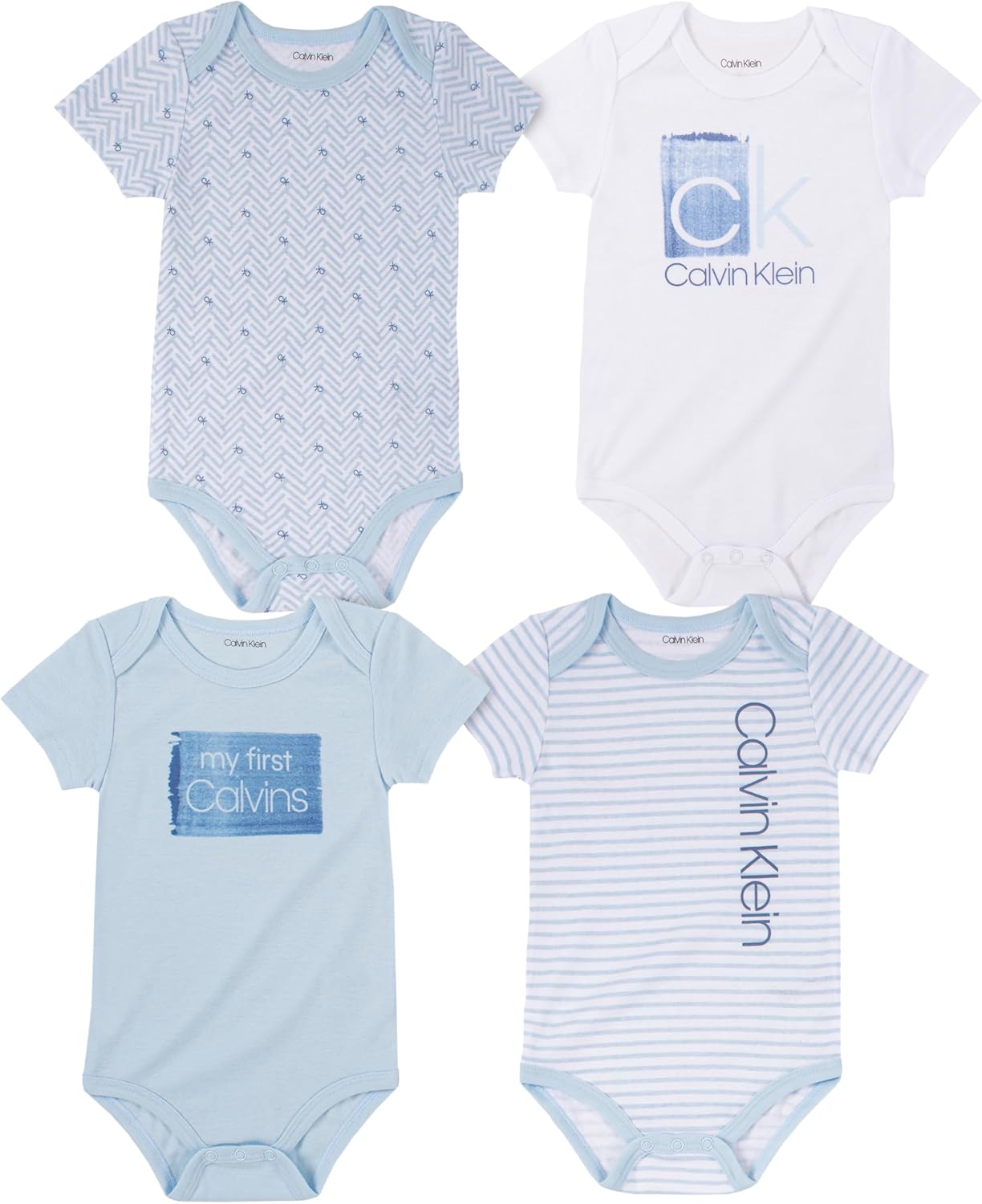 Комплект из 4 боди Calvin Klein для мальчиков, Ventana Blue/White
Комплект из 4 боди Calvin Klein для мальчиков, Ventana Blue/White