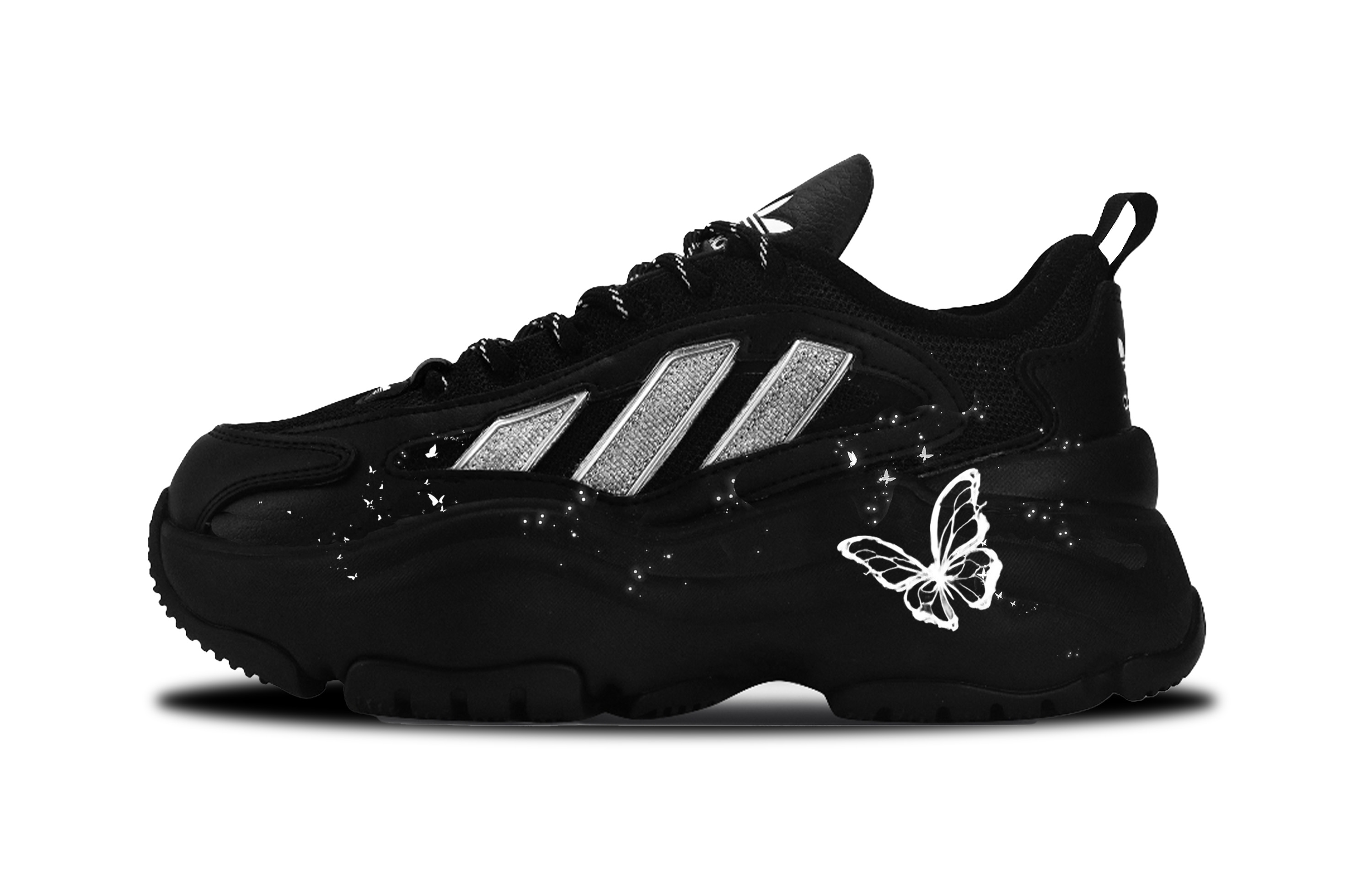 Adidas Originals OZGAIA Silver Butterfly Abrasion Resistant низкие массивные кроссовки Unisex Black
Adidas Originals OZGAIA Silver Butterfly Abrasion Resistant низкие массивные кроссовки Unisex Black