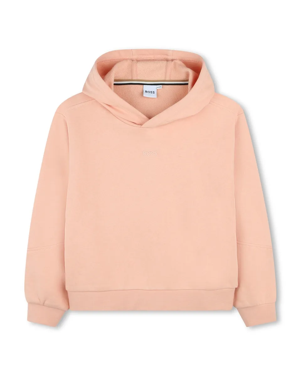 Детская однотонная толстовка с капюшоном BOSS Kidswear, лососевый
Детская однотонная толстовка с капюшоном BOSS Kidswear, лососевый