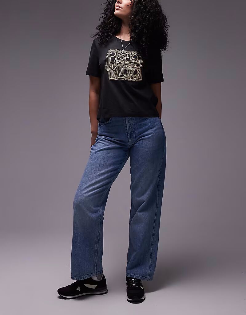 Джинсы Hourglass прямого кроя со средней посадкой, средне-синего цвета Topshop Hourglass
Джинсы Hourglass прямого кроя со средней посадкой, средне-синего цвета Topshop Hourglass