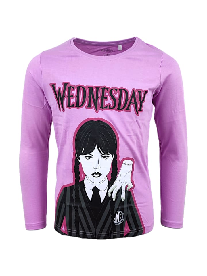 Рубашка с длинным рукавом Wednesday, фиолетовый
Рубашка с длинным рукавом Wednesday, фиолетовый