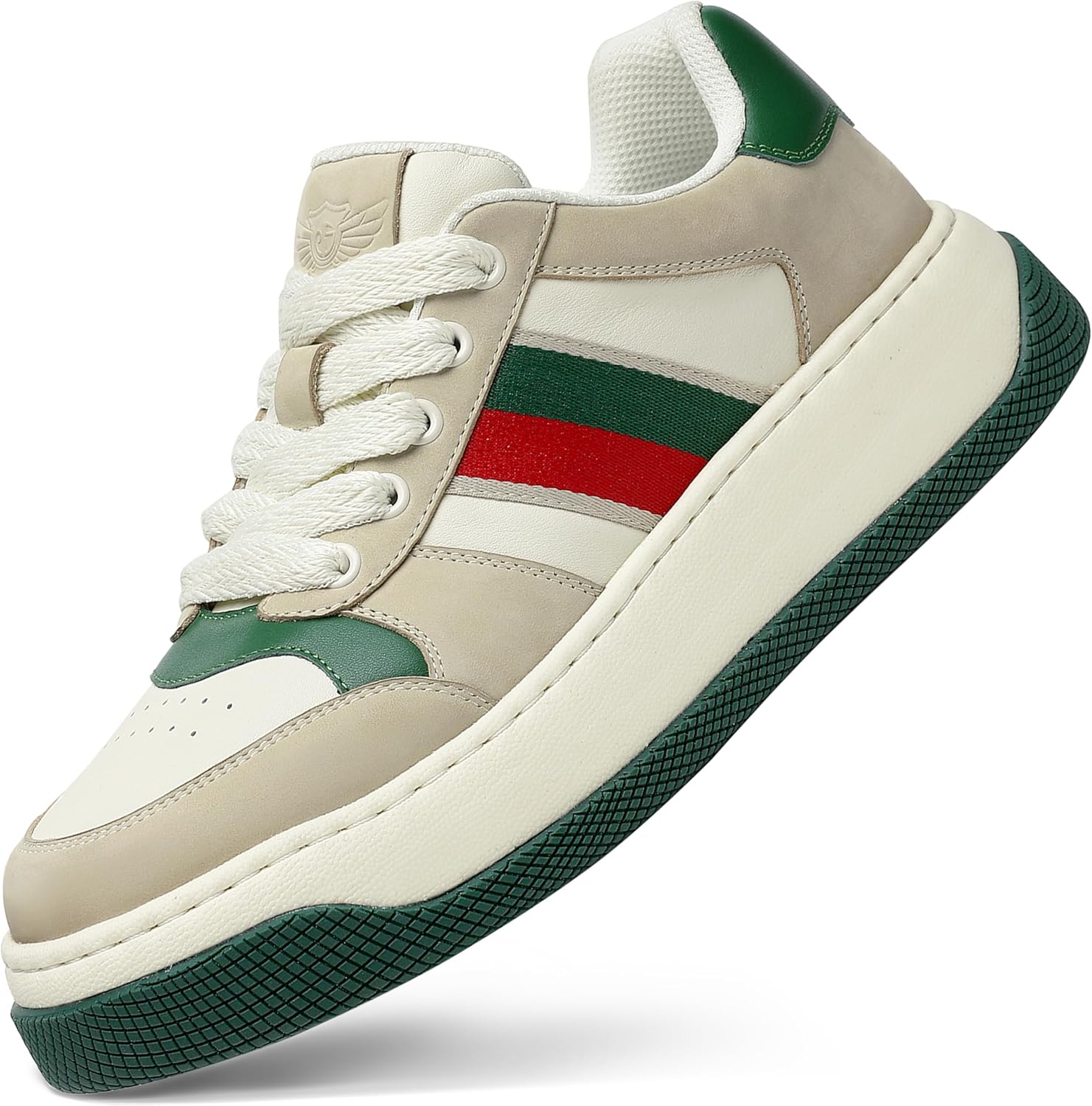 Модные кроссовки для мужчин и женщин, роскошные дизайнерские туфли из премиальной коровьей кожи, дышащие и удобные теннисные ходовые кроссовки для повседневной носки Oasis Life Xl, зеленый
Модные кроссовки для мужчин и женщин, роскошные дизайнерские туфли из премиальной коровьей кожи, дышащие и удобные теннисные ходовые кроссовки для повседневной носки Oasis Life Xl, зеленый