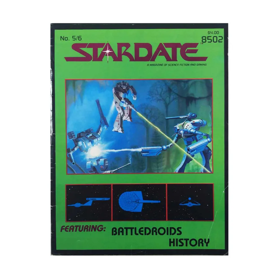 Журнал #5/6 "Battledroids History, Robots in Star Trek", Stardate Magazine
Журнал #5/6 "Battledroids History, Robots in Star Trek", Stardate Magazine
