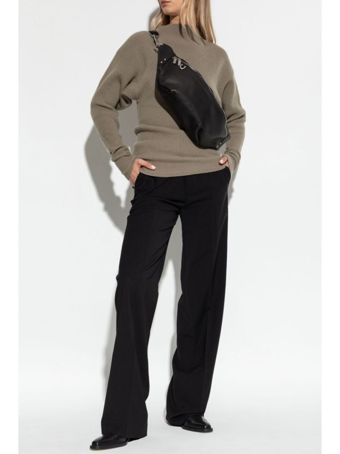 Rick Owens свитер с круглым вырезом, зеленый
Rick Owens свитер с круглым вырезом, зеленый