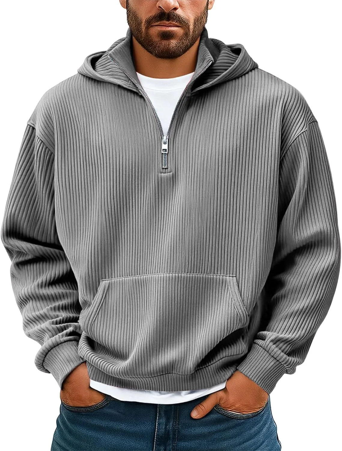 Поло худи с капюшоном Half Zip, корд ZGHQHCDRH
Поло худи с капюшоном Half Zip, корд ZGHQHCDRH