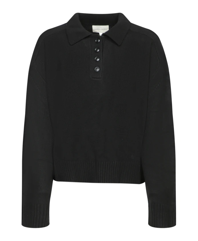 Черный свитер дополняет гардероб, придавая ему шик и уют. Loulou Studio, черный
Черный свитер дополняет гардероб, придавая ему шик и уют. Loulou Studio, черный