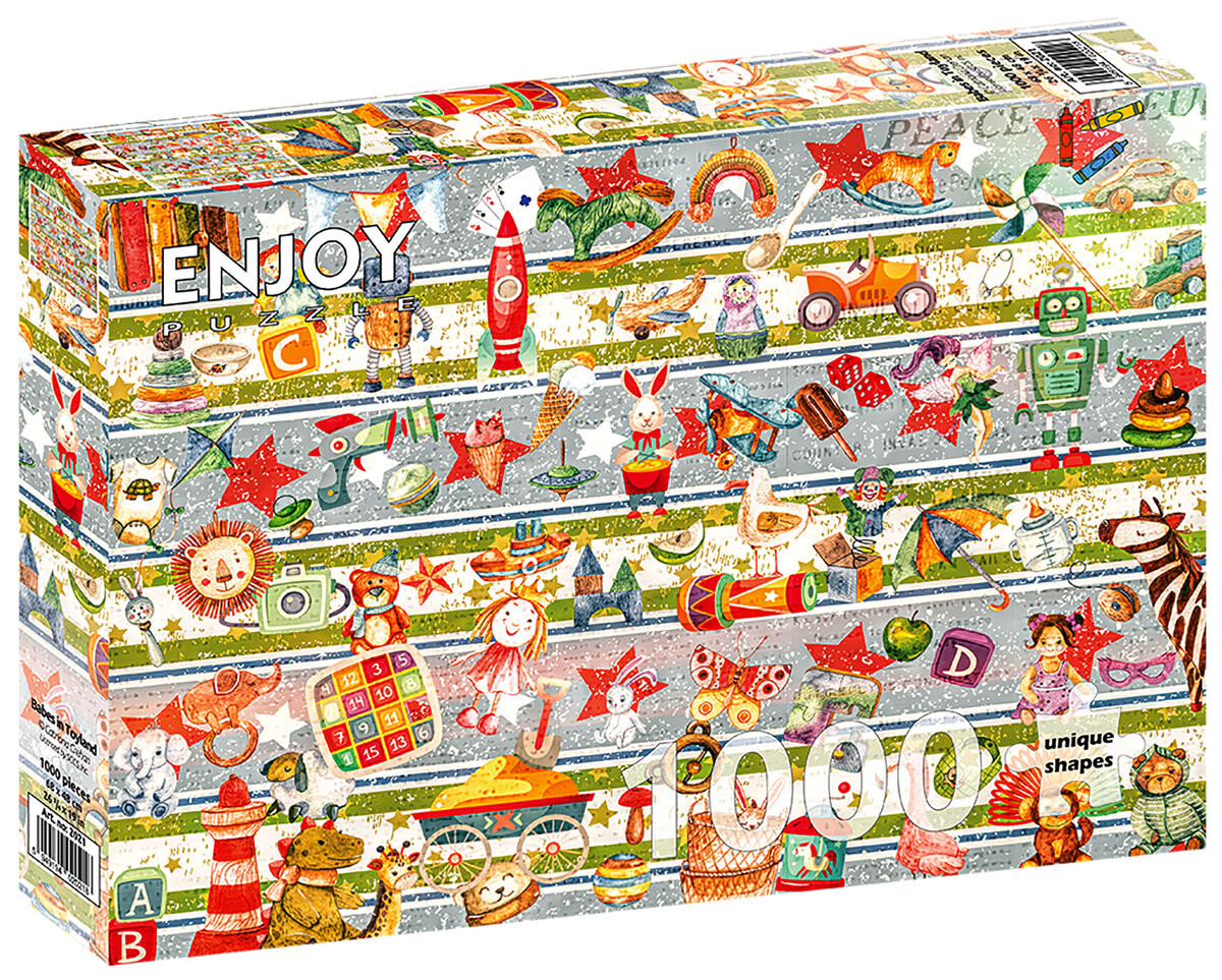 Enjoy, Пазл - Страна игрушек, 1000 шт.
Enjoy, Пазл - Страна игрушек, 1000 шт.