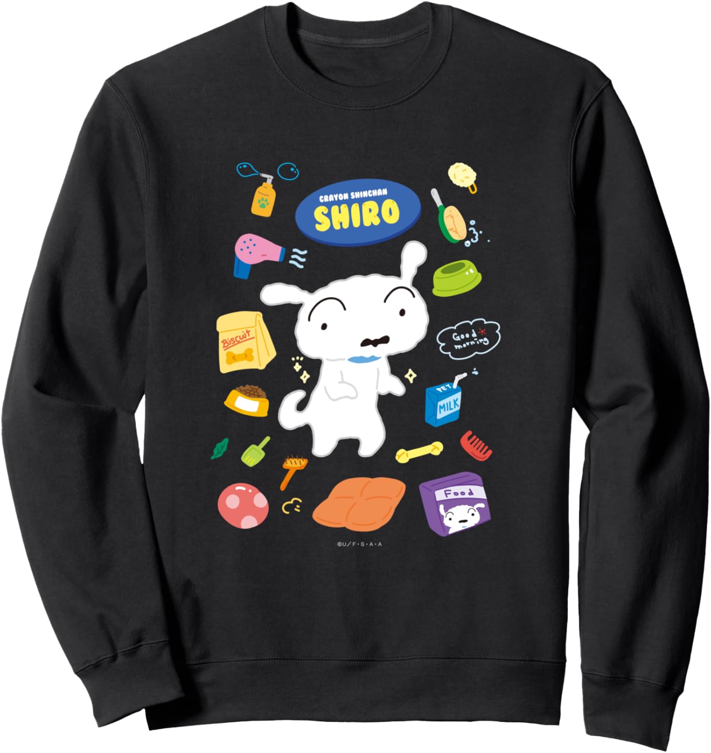 Толстовка Crayon Shin-chan Happy Shiro Crayon Shinchan, черный
Толстовка Crayon Shin-chan Happy Shiro Crayon Shinchan, черный