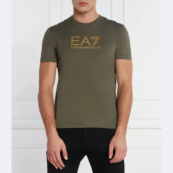 Футболка стандартного кроя Ea7, зеленый
Футболка стандартного кроя Ea7, зеленый