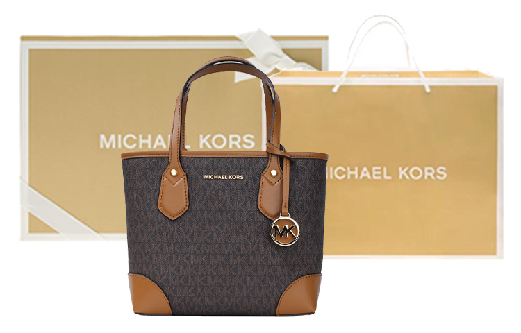 Сумка-тоут из кожи коровы Eva, шоппер, сумка через плечо, миниатюрная женская сумка темно-коричневая MICHAEL KORS
Сумка-тоут из кожи коровы Eva, шоппер, сумка через плечо, миниатюрная женская сумка темно-коричневая MICHAEL KORS