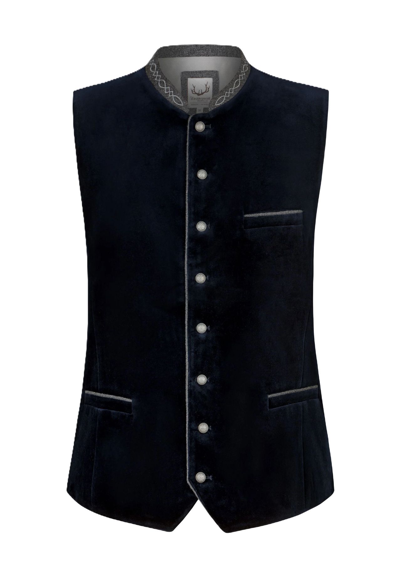 Жилет традиционный "Лоренцо", бархат, воротник стойка, мужской STOCKERPOINT, цвет Nachtblau
Жилет традиционный "Лоренцо", бархат, воротник стойка, мужской STOCKERPOINT, цвет Nachtblau