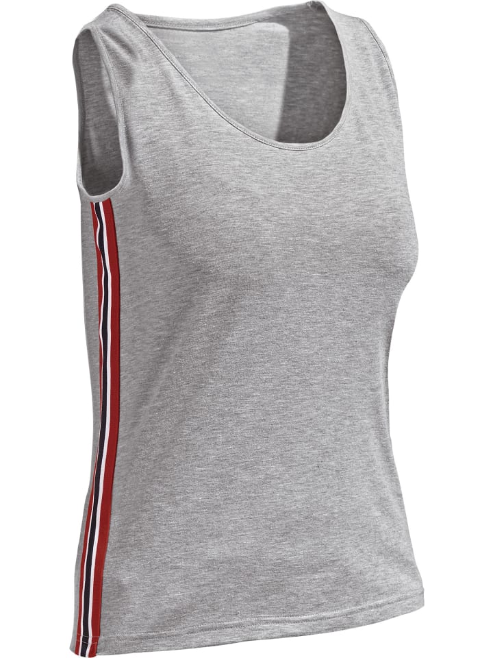 Топ из одинарного джерси серого цвета в крапинку Erwin Müller
Топ из одинарного джерси серого цвета в крапинку Erwin Müller