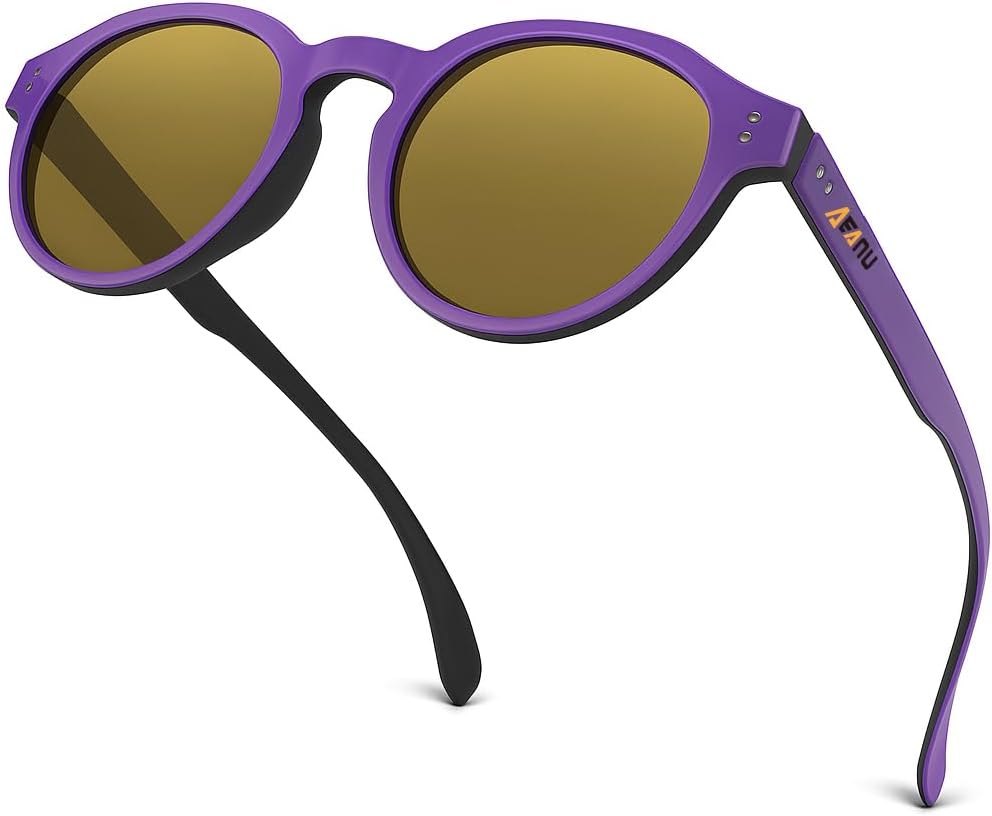 Поляризованные солнцезащитные очки для мужчин и женщин, средний размер лица (135 мм), линзы с легким тонированием, подходят для вождения и повседневного ношения на открытом воздухе AEANU, Purple Frame/ Yellow Lens
Поляризованные солнцезащитные очки для мужчин и женщин, средний размер лица (135 мм), линзы с легким тонированием, подходят для вождения и повседневного ношения на открытом воздухе AEANU, Purple Frame/ Yellow Lens