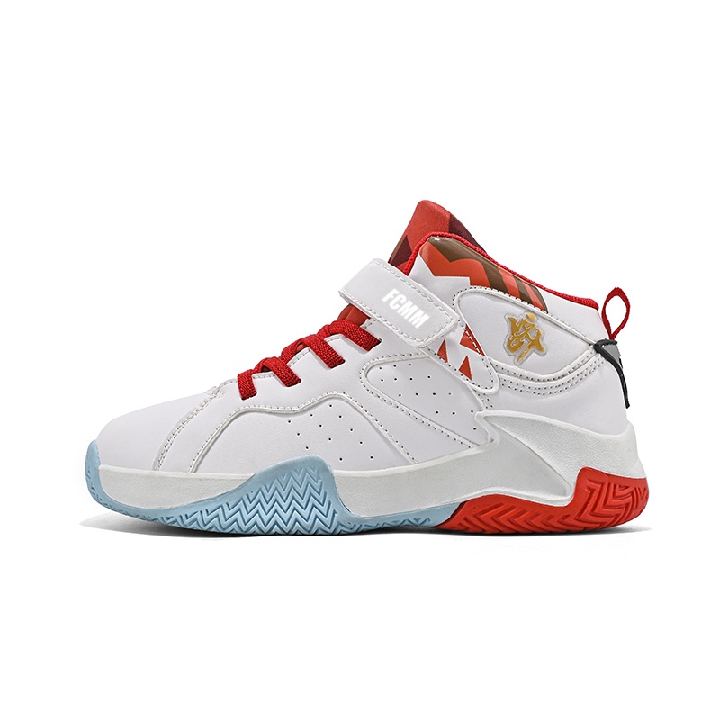 Баскетбольные кроссовки средней высоты с противоскользящей амортизацией для детей FCMM, белый/красный
Баскетбольные кроссовки средней высоты с противоскользящей амортизацией для детей FCMM, белый/красный