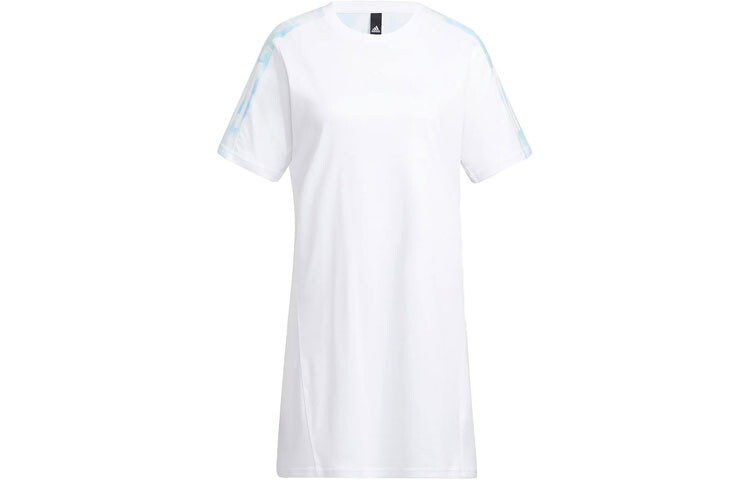 Платье с короткими рукавами женское белое Adidas
Платье с короткими рукавами женское белое Adidas