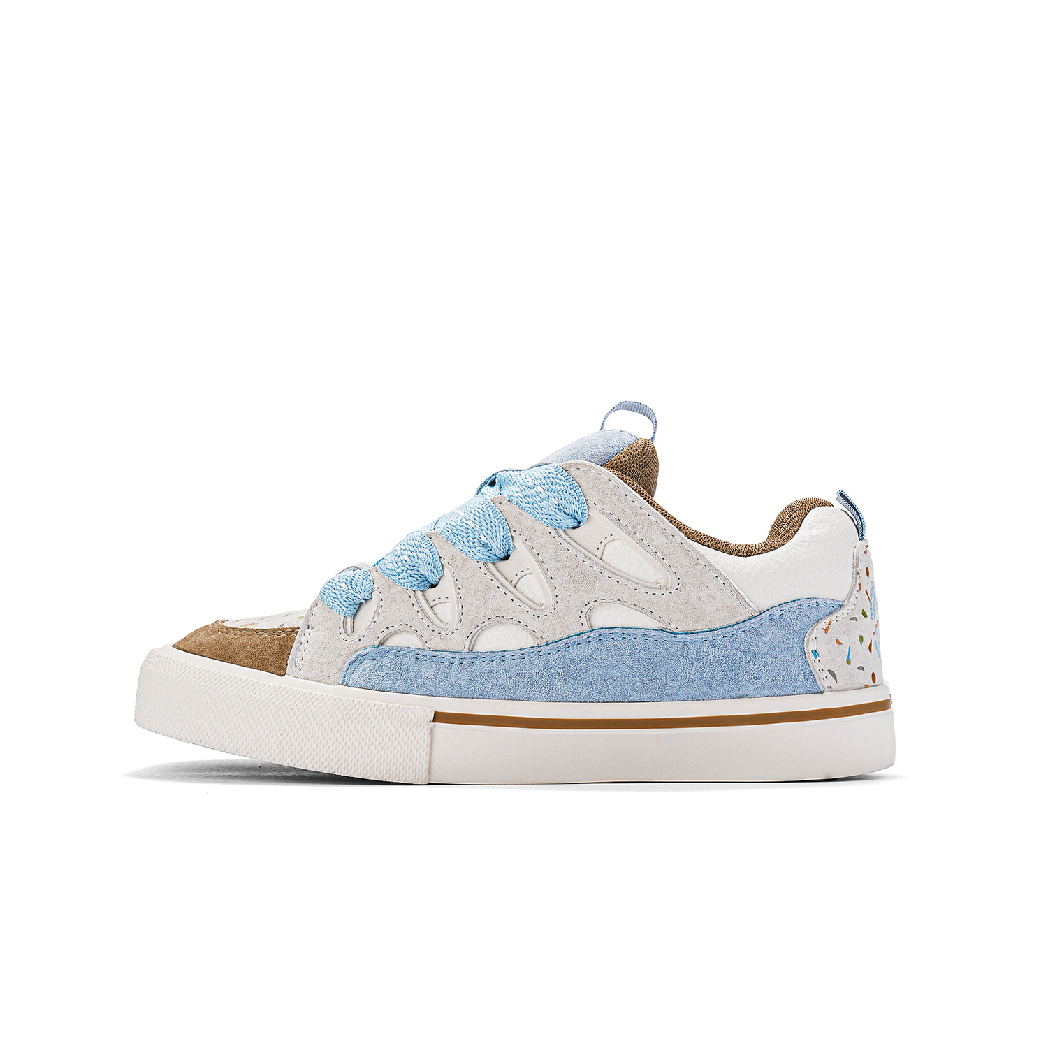 MINISO Низкие скейтерские кроссовки унисекс Ice Cream бежево-голубые, цвет Ice Cream Beige Blue
MINISO Низкие скейтерские кроссовки унисекс Ice Cream бежево-голубые, цвет Ice Cream Beige Blue