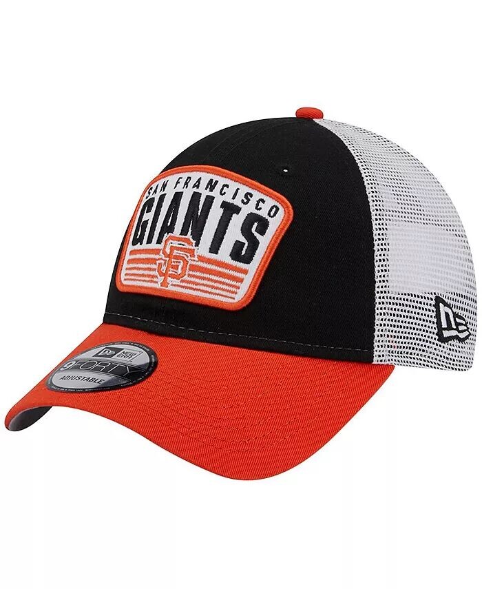 Мужская черная кепка San Francisco Giants с двухцветной нашивкой 9FORTY Snapback New Era
Мужская черная кепка San Francisco Giants с двухцветной нашивкой 9FORTY Snapback New Era