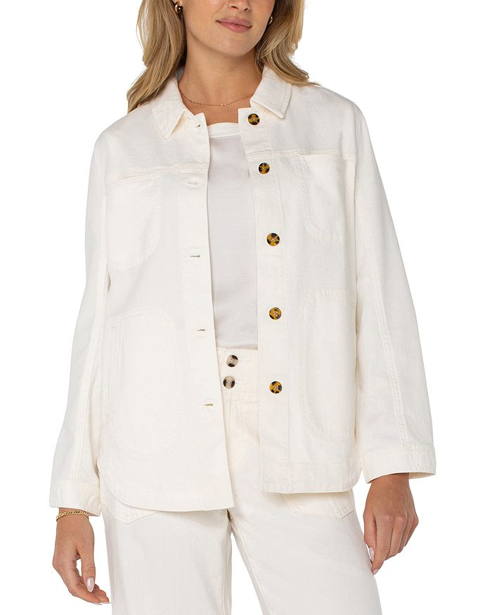 Рубашка-куртка на пуговицах Liverpool Los Angeles, белый
Рубашка-куртка на пуговицах Liverpool Los Angeles, белый