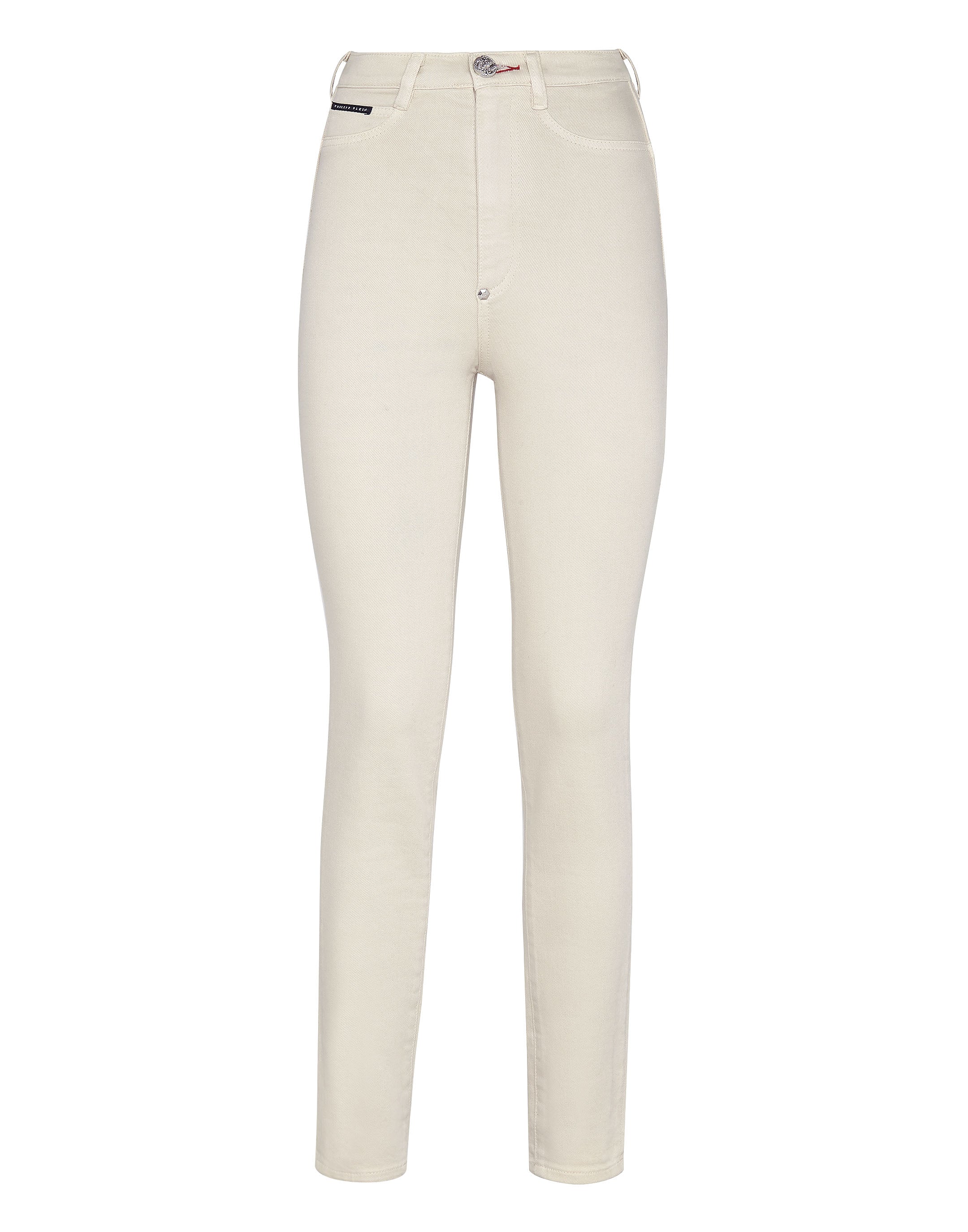 Джинсовые джеггинсы с супер высокой талией Iconic Plein PHILIPP PLEIN, цвет beige twist 
Джинсовые джеггинсы с супер высокой талией Iconic Plein PHILIPP PLEIN, цвет beige twist