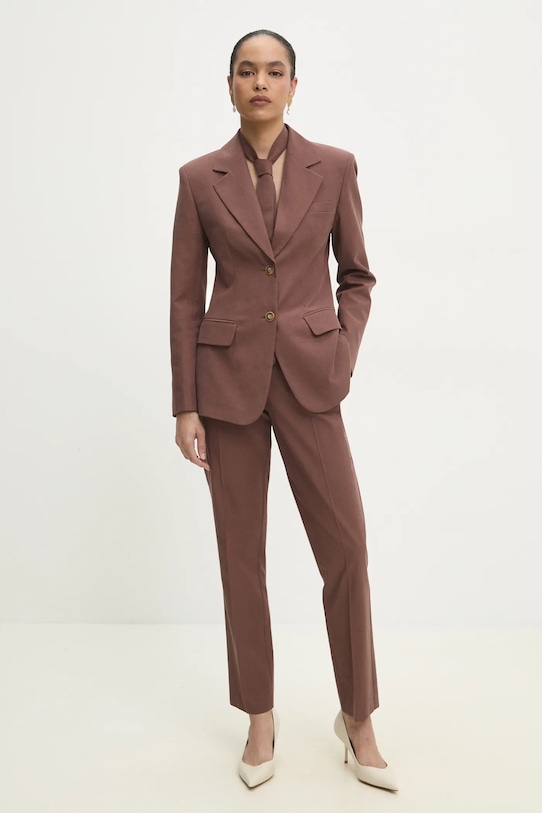 Брюки классические прямые Answear.Lab, коричневый
Брюки классические прямые Answear.Lab, коричневый