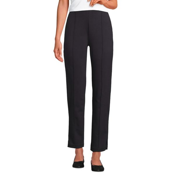 Женские брюки с защипами и высокой талией в форме звезды Lands' End, черный
Женские брюки с защипами и высокой талией в форме звезды Lands' End, черный