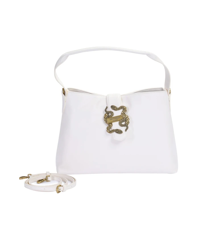 Знаменитая сумка-хобо с рисунком змеиной кожи белого цвета. Just Cavalli, белый
Знаменитая сумка-хобо с рисунком змеиной кожи белого цвета. Just Cavalli, белый