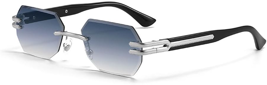 Ретро-солнцезащитные очки без оправы для мужчин и женщин, панк-стиль, прямоугольные солнцезащитные очки без оправы, деловые очки для улицы, защита от УФ-излучения UV400 WNCKSQ, A02 Grey
Ретро-солнцезащитные очки без оправы для мужчин и женщин, панк-стиль, прямоугольные солнцезащитные очки без оправы, деловые очки для улицы, защита от УФ-излучения UV400 WNCKSQ, A02 Grey