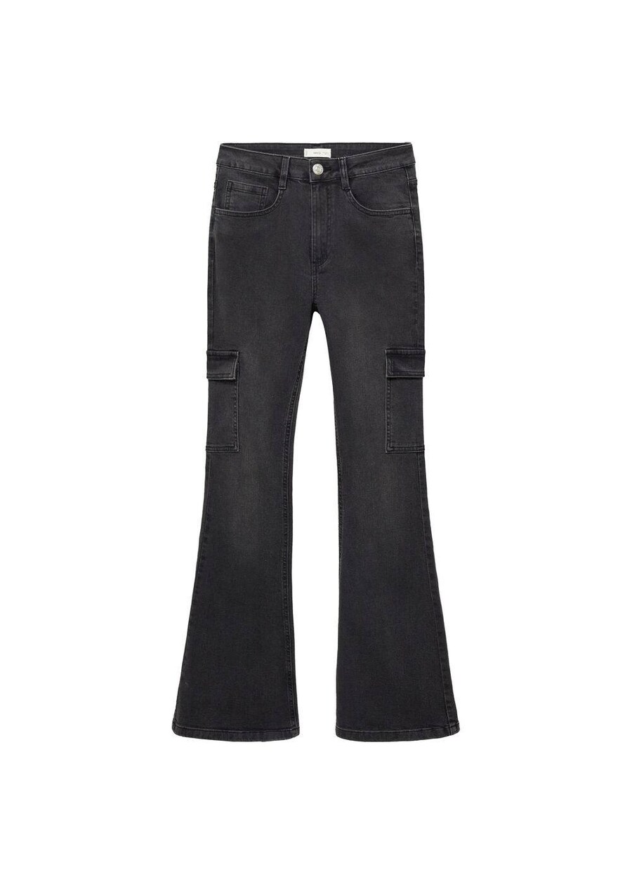 Расклешенные джинсы MANGO TEEN, Black denim
Расклешенные джинсы MANGO TEEN, Black denim