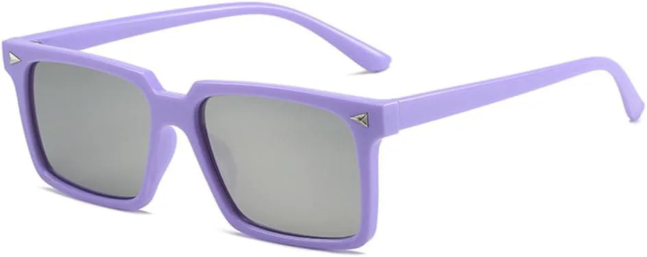 Женские солнцезащитные очки LVTFCO Fashion UV400 с винтажным градиентным зеркальным покрытием, мужские модные солнцезащитные очки с заклепками, Purple Silver Mirror
Женские солнцезащитные очки LVTFCO Fashion UV400 с винтажным градиентным зеркальным покрытием, мужские модные солнцезащитные очки с заклепками, Purple Silver Mirror