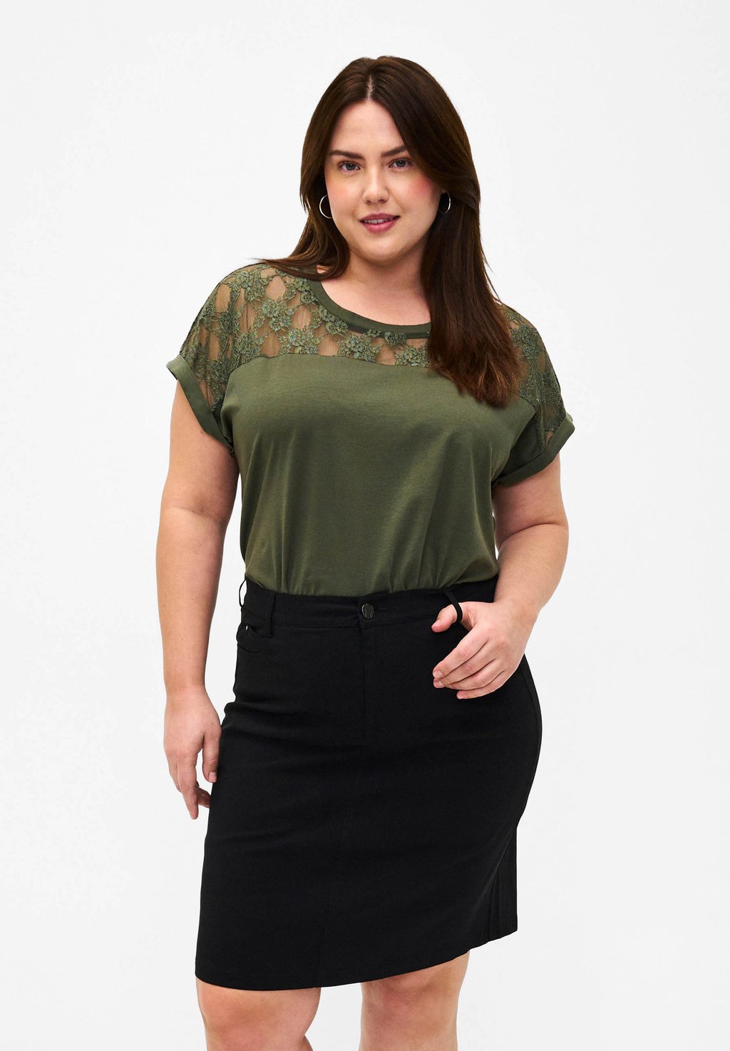 Юбка из денима INNEN Zizzi, черный
Юбка из денима INNEN Zizzi, черный