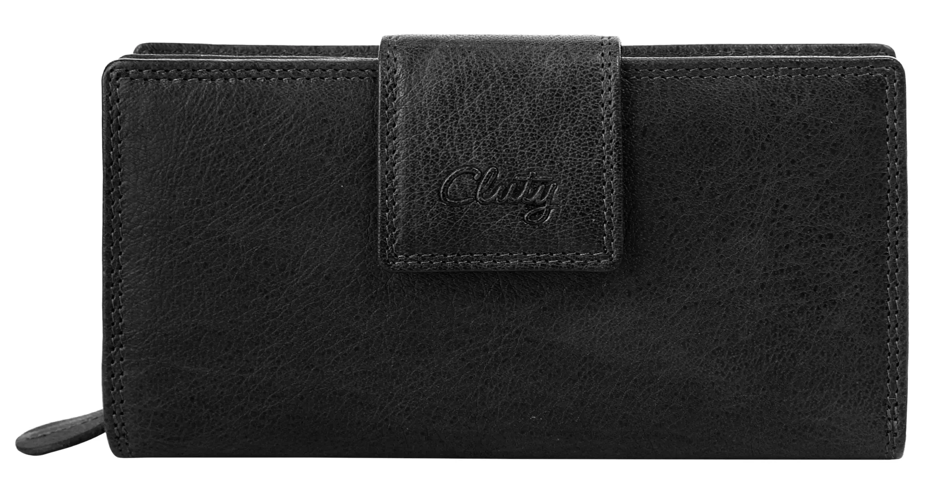 Кошелек Cluty, натуральная кожа, черный
Кошелек Cluty, натуральная кожа, черный