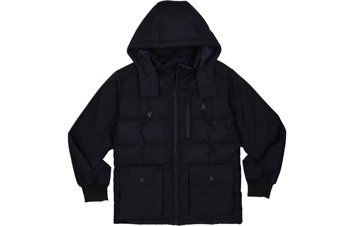 Пуховик мужской черный Converse, черный 
Пуховик мужской черный Converse, черный