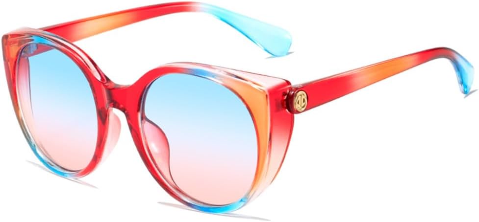 Солнцезащитные очки для женщин и мужчин, круглые, в большой оправе, с защитой от УФ-излучения UV400, увеличенного размера, женские очки для активного отдыха LANGSER, Red Blue Pink
Солнцезащитные очки для женщин и мужчин, круглые, в большой оправе, с защитой от УФ-излучения UV400, увеличенного размера, женские очки для активного отдыха LANGSER, Red Blue Pink