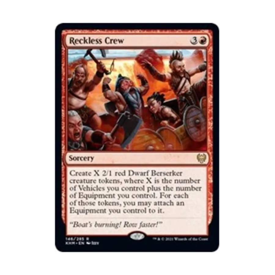 CCG Безрассудная команда (клавиша R), MTG - Kaldheim
CCG Безрассудная команда (клавиша R), MTG - Kaldheim